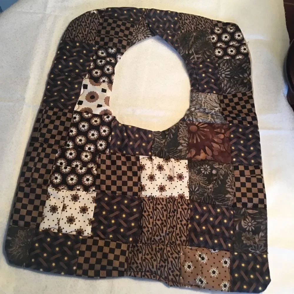 3/$25 or $12 ea.  NWT Handmade Quilted Reversible Baby Bib.